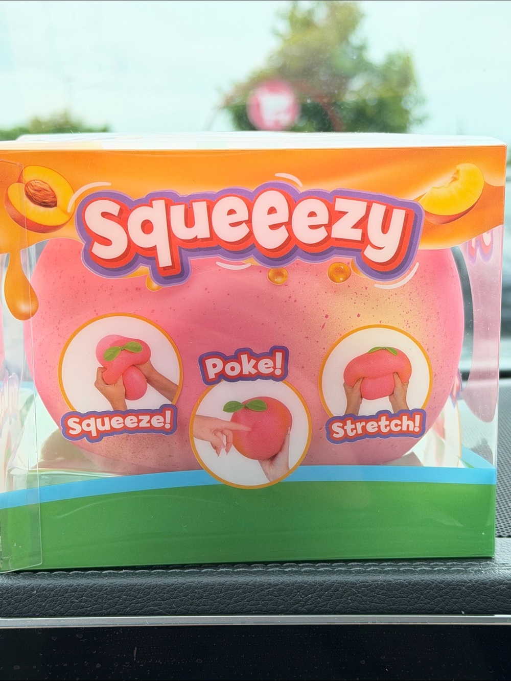 VIRAL Sunny Days Squeezy Peach Pink Peach 🍑 Squeeze Toy! BIG! AUTHENTIC!